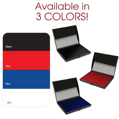 AS-SHI0940188 Shiny Large Stamp Pad, Felt, Plastic Cover, S4, 5″ X 7″