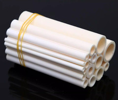 99% Alumina Ceramic Tube Single Hole Insulation Resistance High Temperature100mm
