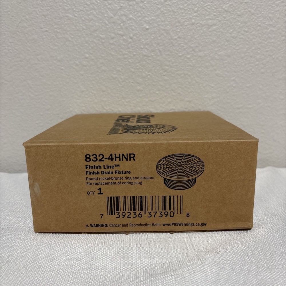 Sioux Chief 832-4HNR Finish Fixture for Adjustable Floor Drain PVC Round 6-1/2″