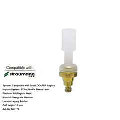 Dental fit Zest Locator Abutment Removable for STRAUMANN Tissue Level RN Implant
