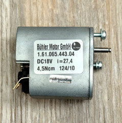Buhler Gear Motor 1.61.065.443 18VDC 4.5Ncm Tested Working
