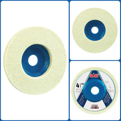 10 Pcs 4-1/2 Inch Wool Felt Polishing Wheel Disc Wool Polishing Wheel Disc for 4