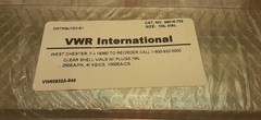 VWR 1ML Clear Glass Shell Vial W/ POLY SNAP CAP (Pak of 250) 66016-702