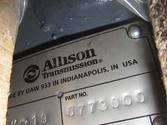 ALLISON CRT 3331-1 TRANSMISSION
