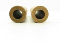 SCS-813-6 Sintered Bronze Oiled Bar Stock Brass Sleeve 1″x1-5/8″-6-1/2″ Lot of 2