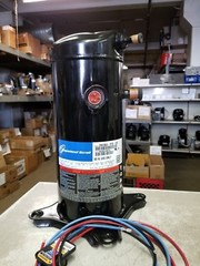 COPELAND ZR44KA-TFD-130 44,000 BTU 460/3/60 R-TWENTY TWO SCROLL A/C COMPRESSOR