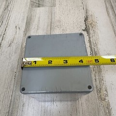 Cantex Square Junction Box PVC 4″ x 4″ x 4″