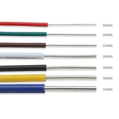 Tinned Copper Single Stranded Single Core Electronic Wire Cable 18AWG-26AWG
