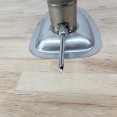 Chicago Metallic 10001 Stainless Steel 5 Quart Manual Cake/Donut Filler