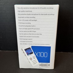 Dictopro Digital Voice Recorder X100 8GB Memory HD Recording New in Box