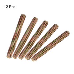 12pcs 1/4″-20 Full Threaded All Thread Rod Bar Studs 2″ Length