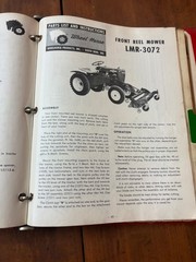 1958-1964 Wheel Horse Dealer Service Manual & Parts Catalog RJ58 701 702 854 603