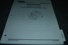 Yale GP70LJ GLP70LJ GDP70LJ GP80LJ Forklift Hydraulic Wiring Diagram Manual xz