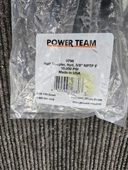 Power Team 9796 Half Coupler Hydraulic 3/8″ NPTF F 10,000 PSI Female Coupler