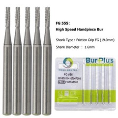 Wave Dental Carbide Bur Friction Grip FG 557 557L 169L 701 702L High Speed PRIMA