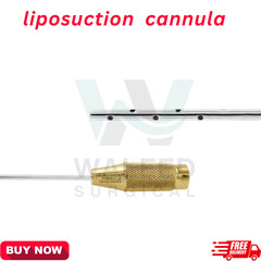 Liposuction Cannulas One central hole Fat Transfer dia 3 mm x length 15 cm