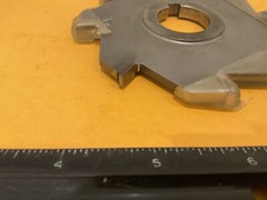 Refurbished 4″ X .245″ X 1″ Carbide Tipped Straight Side Cutter, 8 Tooth