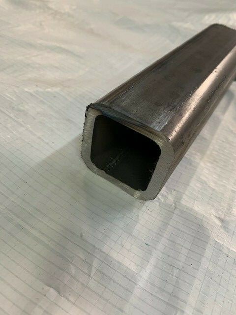 Steel Square Tube 2.5″ x 2.5″ x 12″ Long x 3/16″ Wall (0.188″)