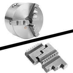 3Pcs K11-125 Internal Jaw 5in Chuck 20CrMnTi High Strength Long Service Life