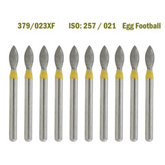 Dental Diamond Burs Egg Football Diamond Bur FG Extra Fine High Speed 379-023XF
