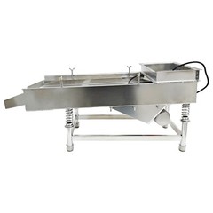 1.5mm Stainless Steel Linear Vibrating Screen Single Layer Sifter Shaker 110V