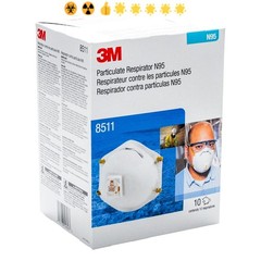 1- Box Of 20 3M 8210 N95 Disposable Protective Particulate Respirator Dust Mask
