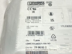 Phoenix Contact CBMC E4 24DC/1-10A NO Electronic Circuit Breaker 2906032