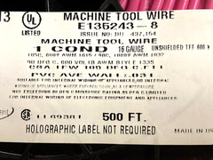 Carol 76512.18.13 Machine Tool Wire 16 AWG 500 Ft Pink PVC Insulation MTW – NEW