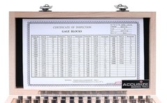 81Pc Steel Gauge Block Set for Calibration of Measuring Equipment Machinist Shop