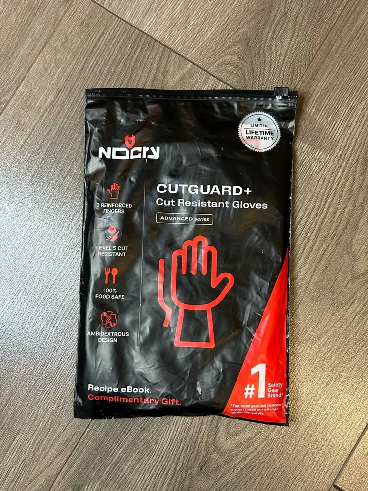 New NoCry CutGuard Cut Resistant Gloves Level 5 – Reinforced Fingers – Size M