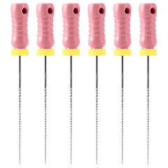 JMU Dental Endo Root Canal Hand Use K-Files #06-#40 Stainless Steel Files 25mm