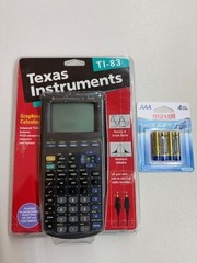 TI-83 Graphing Calculator. New in Box with Fresh Batteries.