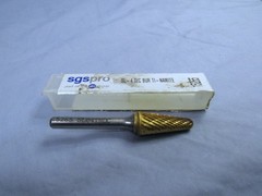 SGS Pro 1/4″ Shaft Carbide Burr, # 15265, Double Cut Tree Type, USA Made, New