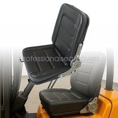 Universal Forklift Seat Lawn Mower Tractor Seat Adjustable Back Mower Excavator