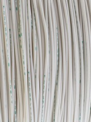 M22759/11-18-9 18AWG Silver Coated Copper PTFE Insulated Wire, White, 527ft
