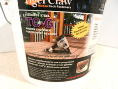 Tiger Claw TC-G Hidden Deck Fasteners, 900-Piece Bulk, Secure Professional Fit