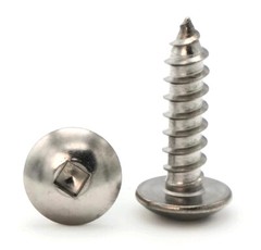 #8 Sheet Metal Screws – Stainless Steel Square Drive Truss Head – Select Size