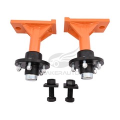 Pair 5x 4.5 Lug Superior Shipping Container Wheels, Spindle Kit 6000LB US