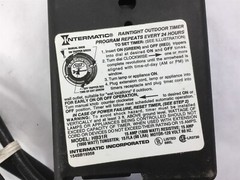 Heavy-Duty 24-Hour Outdoor Timer 2 On / 2 Off Setting Per Day