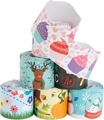 Bright Creations 6-Rolls 234 Feet of 36 x 2.25 x 0.01 inches, Multicolor