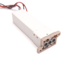 SMC LVM110-9G-1-X2 Chemical Solenoid Valve, 2-Position 3-Port, 5VDC, 0.25MPa