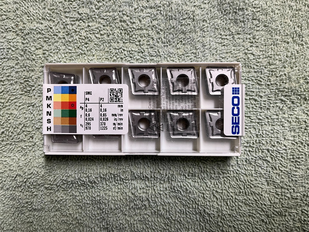 NEW SECO CNMG544-M5 TP 1501 – 10pcs Per Pk – FACTORY SEALED – SHIPS FREE!