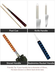 X-Pattern Heat Shrink Tubing, Non-Slip Textured Grip Wrap Fishing Rods, Tools