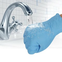 Nitrile Blue Disposable Exam/Medical Cleaning Gloves Powder Latex Free, USA