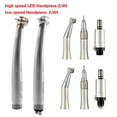 Self-power LED E-generator Dental High speed/ Low Speed Handpiece kit 2/4Hole