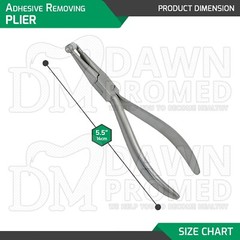 Orthodontic Adhesive Removing Pliers Cement Removing Plier Dental Inst German Gr