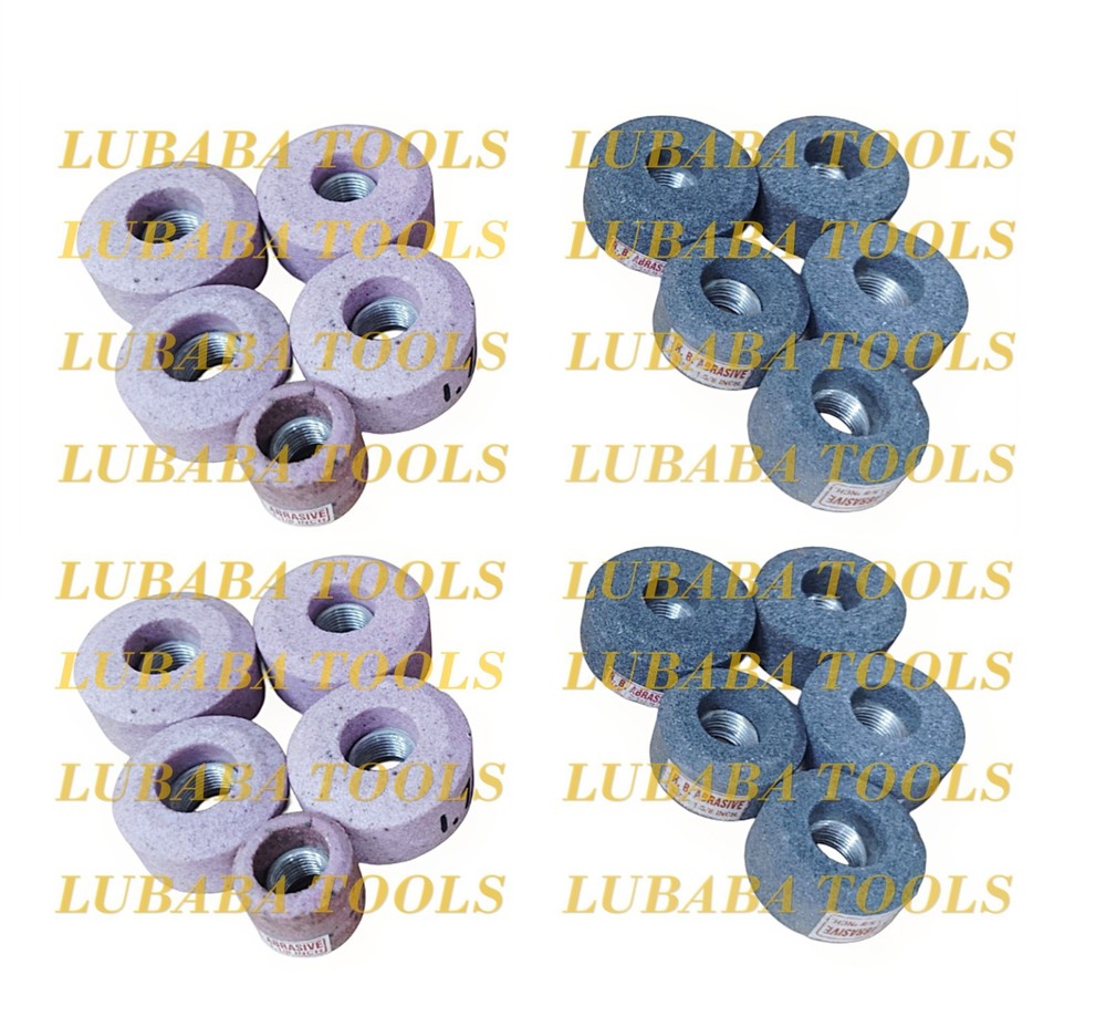 20PCS Kit Of VALVE SEAT GRINDING STONES For B & D HOLDER 9/16″ Thread 80 Grit.
