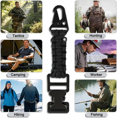 2PCS Tactical Glove Clip Holder Anti-Slip Nylon Work Glove Holder Clip, for Tact