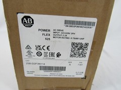Rockwell Automation Power Flex 525 AC Drive 528V 2.3A 25B-D2P3N114 SEALED