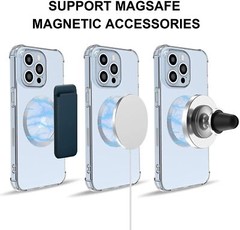 Universal Magnetic Stick on Ring For Magsafe Wireless Charger iPhone 14 13 12